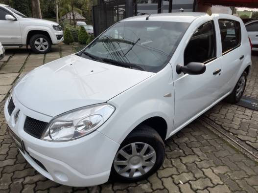 RENAULT - SANDERO - 2008/2009 - Branca - R$ 23.900,00